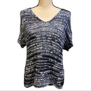 Eileen Fisher Blue Knit Shirt